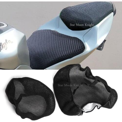 For KAWASAKI ZX6R ZX-6R ZX 6R 2007 - 2021 Motorbike Rear Seat Cowl Cool Cover Net 3D Mesh Net Protector Motorcycle Accessories