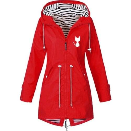 Women Jacket Coat Windproof Transition Hooded Jackets Outdoor Hiking Clothes Outerwear Womens Lightweight Raincoat Dropshipping