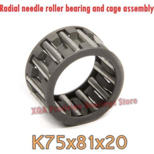10PCS/LOT K758120 Radial needle roller bearing and cage assembly 75*81*20 mm K75x81x20 49241/75