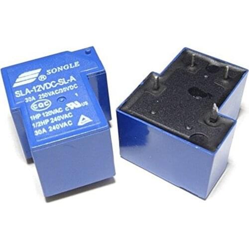 10pcs Power relays SLA-12VDC-SL-A 12V 30A 4PIN T90 a group of normally open new and original