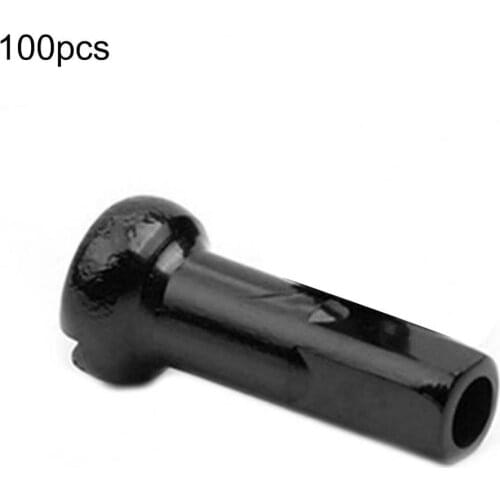 100Pcs Spokes Nipples High Strength Corrosion Resistant Aluminum Alloy Multicolor Mountain Bike Wheel Spoke Nipples for Cycling