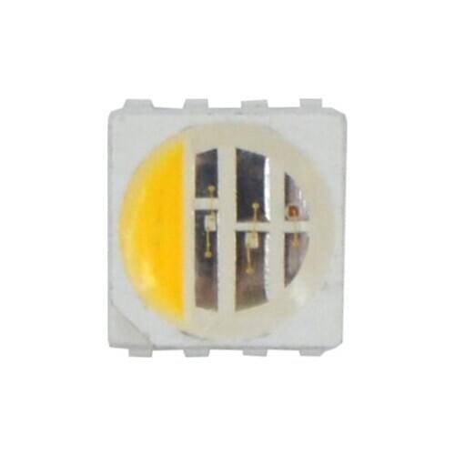 50~1000pcs 5050 SMD LED bead RGBWW (RGB+ warm white) For led strip light , Epistar chip, 4 colors (R+G+B+W) in 1 leds