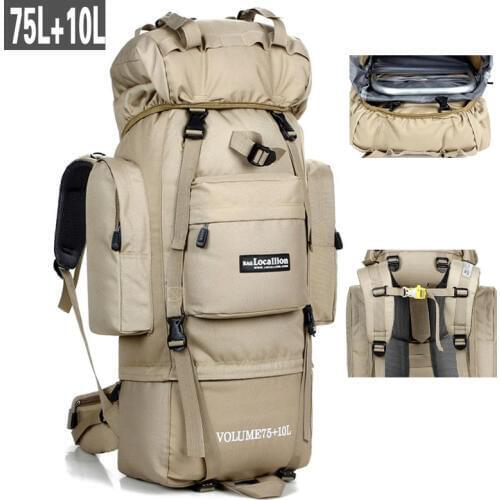 85L Large Capacity Hiking Bag Tactical Backpack Men Women Outdoor Camping Travel Sports Climbing Rucksack Military Backpacks