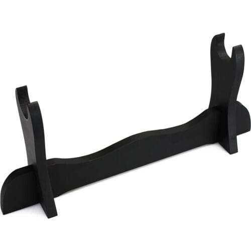 1 Layer Samurai Sword Holder Mount Katana Holder Stand Hanger Bracket Rack Display Black Wood Cotton Home Decor Crafts