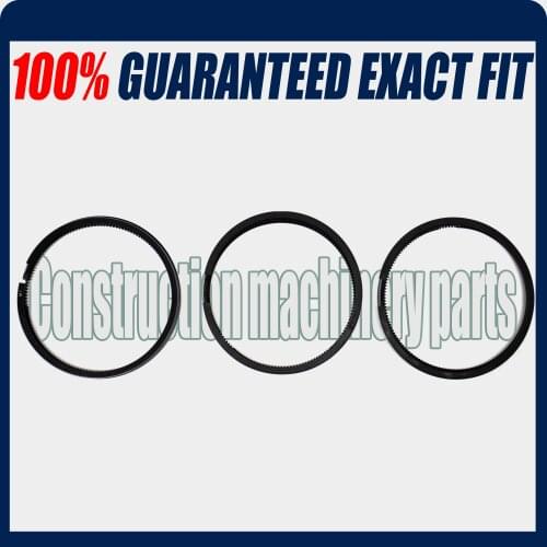 Excavator Parts For Yanmar Diesel Engine 3TNC80 Piston Ring
