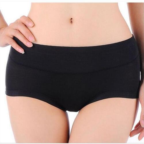 Hot Top Quality Women Sexy Bamboo Fiber Seamless Briefs Spandex Ladies Girls Black Panties Underwear Knickers M L XL XXL XXXL