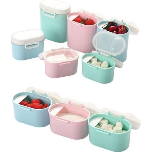 Baby Milk Powder Container Portable Formula Food Storage Dispenser Infant Sealed Baby Milk Box Portable Kids Food Storage Box