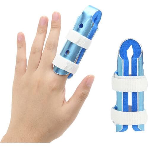 Mallet Aluminum & Foam Support Brace Finger Splint Hand Trigger Broken Finger/Sprain/Fracture/Pain Relief/ Joint Immobilization