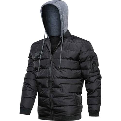 Military Hooded Winter Jacket Men New Brand Clothing Thick Warm Outwear Parkas men Plus Size 5XL Chaqueta Hombre Invierno