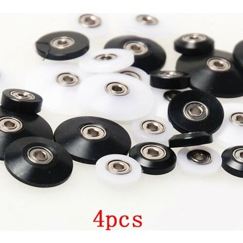 4pcs 8/8.5/9/11/13/15/17mm POM Plastic Guide Rollers Anti-hanging/Anti-tilting Stabilizer 15436 for 1/32 Tamiya Mini 4WD Car