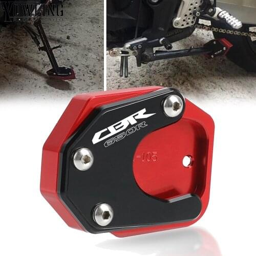 Motorcycle Kickstand FOR Honda CBR650R CBR 650R 2018 2019 2020 2021 Motorcycle Side Stand Enlarge Extension Plate