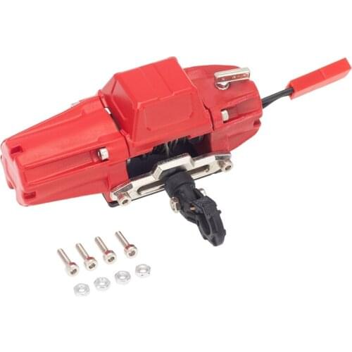 RC Car Metal Automatic Simulated Winch for 1/10 RC Crawler Car Axial SCX10 90046 AXI03007 D90 Traxxas TRX-4 Redcat