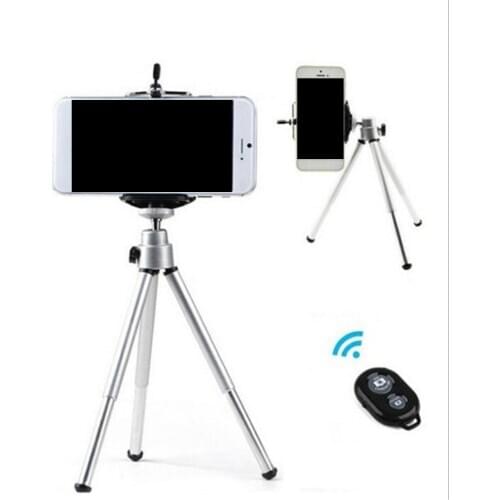Selfie Tripod Stand Phone Holder Bluetooth Remote Control Mobile Phone Flexible Tripod Holder Stand For Iphone Android Cellphone