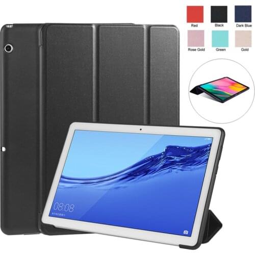 Smart Case for Huawei MediaPad T5 10 10.1" AGS2-W09/L09/L03/W19 Tablet Soft Silicone Back Cover for Huawei T5 Case
