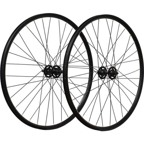Fixie Bike Wheel Rim Sliver Flip-flop Hub 20mm Front 32H Rear 32H Single Speed Vintage Fixed Gear Bike Aluminum Alloy