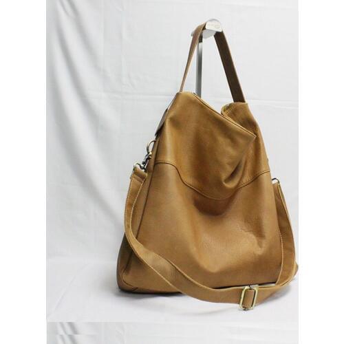 Large Capacity Leather Handbags Women Shoulder Bag Female Bucket Bag Style Pocket Casual Tote Genuine Leather Crossbody Purse