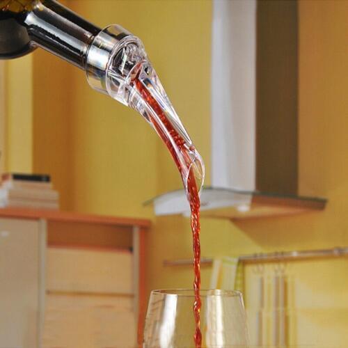 Magic Wine Decanter Red Wine Aerating Pourer Spout Decanter Wine Aerator Quick Aerating Pouring Tool Pump Portable Filter