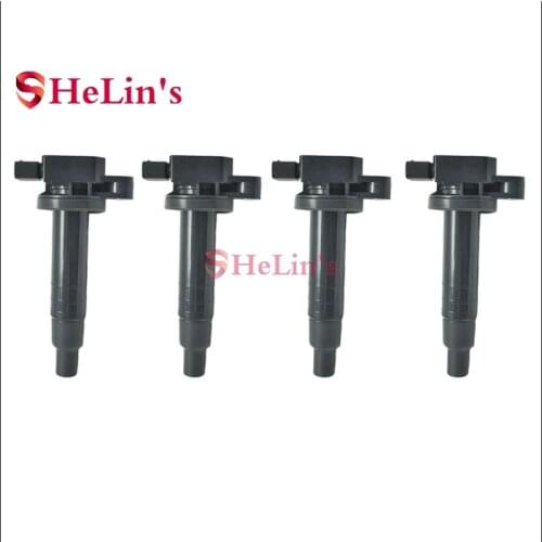 4pcs 90919-02240 Ignition Coil For Toyota Yaris Prius Echo Scion xA xB 1.5L 90080-19021 90919-T2003 90919-02265