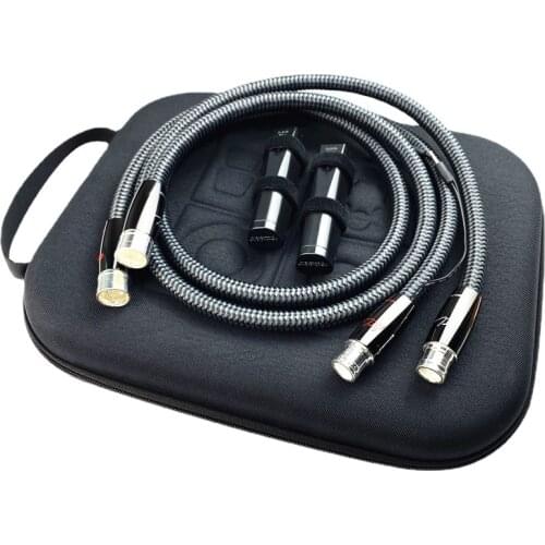 Audiophile WEL Signature XLR Balance Cable with 72V DBS Solid PSS Silver HiFi Audio Line