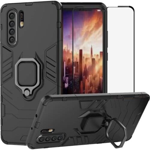Case For Huawei P40 P30 P20 Lite Pro Cover Armor Ring Holder Kickstand Shockproof Case For Huawei Mate 30 20 10 Pro Lite