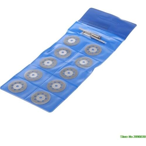 10+2 22mm Mini Diamond Cut Off Wheel Disc Rotary Tool Accessory Fits Craftsman