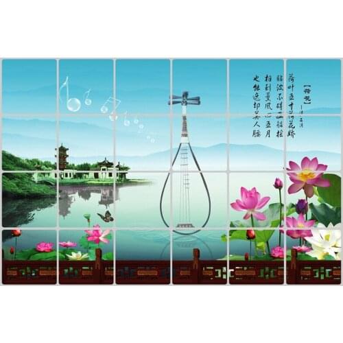 Double thick kitchen high temperature oil resistant stickers aluminum foil tile \ cabinet stickers 60*90