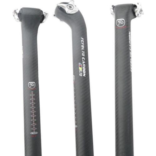 FCFB full carbon fiber bicycle seatpost MTB road bike parts superlight seat post 3k matte 27.2/30.8 /31.6 *400MM offset 25mm