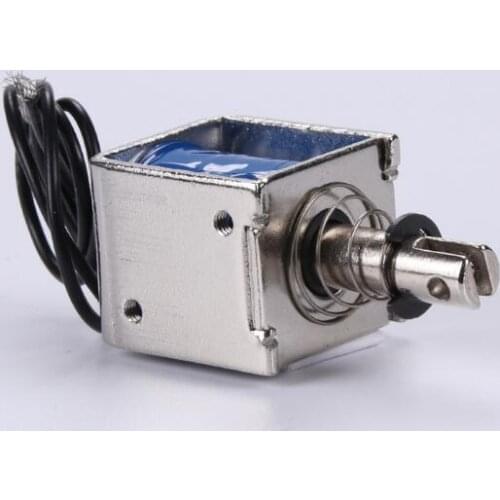 JF-0826B Through-type push-pull frame type electromagnet DC 12V 24V reset type suction 20N