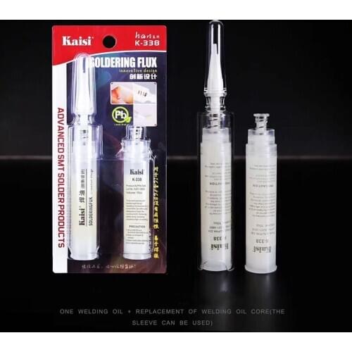 The Newest kaisi k-338 original lead-free environmental protection halogen-free no-clean welding oil set without push rod