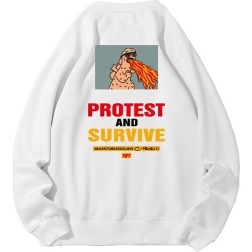 Cool Oversized Hoodies Women Printed Chic Harajuku Mens Tops Clothes Streetwear Loose Casual Pullover O-Neck Sweatshirts Hoodie