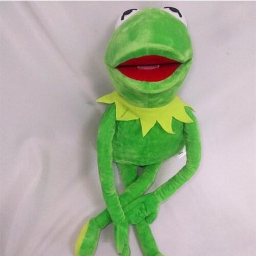 Disney Sesame Street Kermit Frog Puppets 30cm&60cm The Muppet Show Plush Toy Doll Stuffed Toys Birthday Present For Your Child
