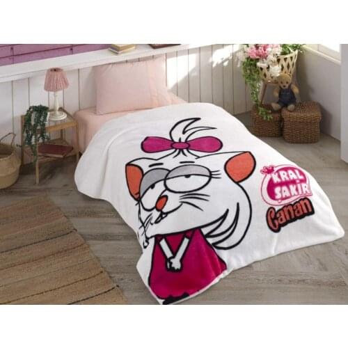 Licensed King Şakir Single Sofa Blanket Canan