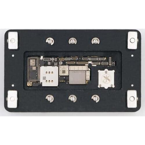 MJ S12 Motherboard Positioning Rework Jig Fixture PCB Locking BGA Soldering Platform for iPhone X XS MAX Soldering Repair Tool