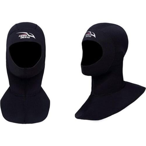 3MM Diving Cap Neoprene Diving Hood With Shoulder On For Outdoor Snorkeling Scuba Winter Swimming Cap Ear Protection Waterproof