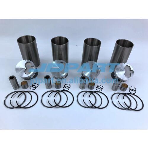 New 4LE1 Liner Kit Piston + Rings + Liner For Isuzu Engine