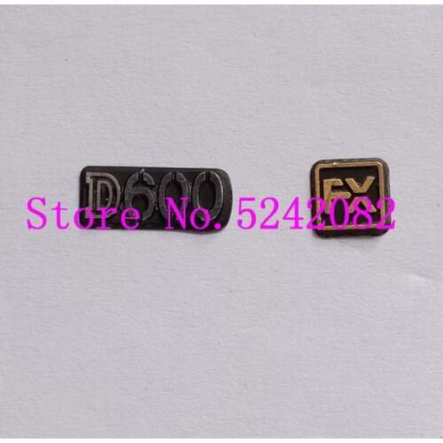Original decorate Rubber repair parts for Nikon D600 SLR camera logo