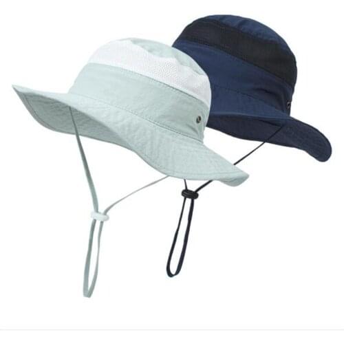 New Spring Summer Baby Bucket Hat Cotton Fisherman Hats Kids Boys Girls Panama Sun Hat Beach Cap