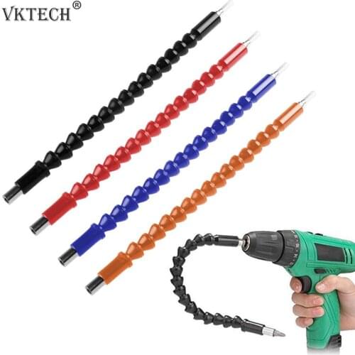 Plastic Metal Soft Universal Flexible Shaft Electric Screwdriver Batch Hex Shank Drill Bit Extension Rod Hose
