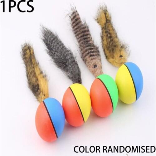 1PC Popular Pet Dog Cat Toy Funny Rolling Ball Attractive Jumping Moving Alive Pet Toy Pet Supplies Random Color
