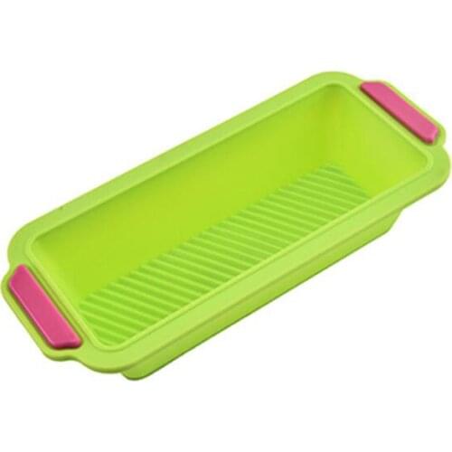 Silicone Cake Mold Shape Rectangular Silicone Bread Pan Toast Bread Mold Cake Tray Mould Non-stick Baking Tools