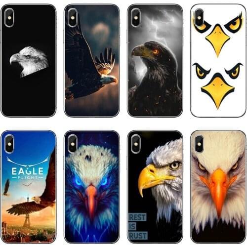 Eagle Abstract Eye Silicone Phone Case For Huawei P30 P20 Pro P10 P9 P8 Lite Y5 Y6 Y7 Y9 Prime P Smart Plus 2018 2019