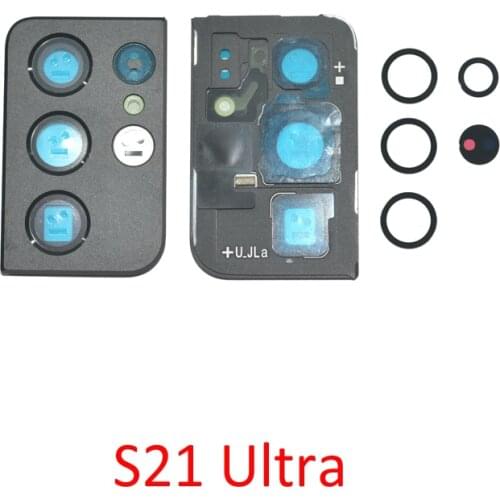Glass Lens Cover For Samsung S21 Ultra 4G 5G G998B G998U G998U1 G998W G998N Original Phone Housing Rear Back Camera With Glue