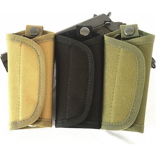 EDC Tactical Molle Key Pouch Wallet Keychain Holder Car Key Purse Folding Small Pocket Military Outdoor Hunting Waist Belt Bag