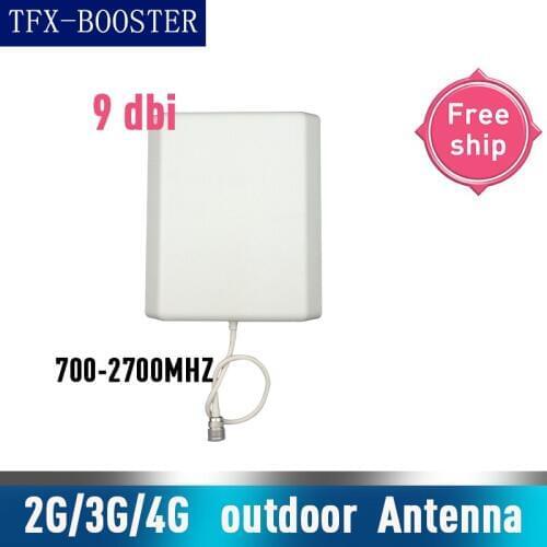 TFX-BOOSTER Outdoor Panel Antenna 700-2700mhz 2G 3G 4G CDMA GSM PCS1900 LTE Mobile Phone Signal Antenna N Type Connector 9dBi