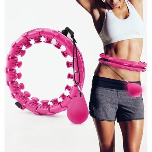 Smart Sport Thin Waist Ring Detachable Adjustable Size 360 Degree Waist Massage Femme Equipment Hoelahoep Fitness