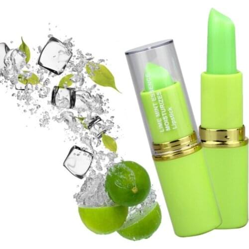 Long Lasting Moisturizer Waterproof Lemon lip balm Makeup Easy to Wear Nutritious Temperature Change Color lip balm d1