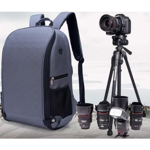 Waterproof DSLR Backpack Camera Backpack Bag Anti-theft Foldable Large Capacity Photography Tablet Bag Outdoor For Canon Nikon