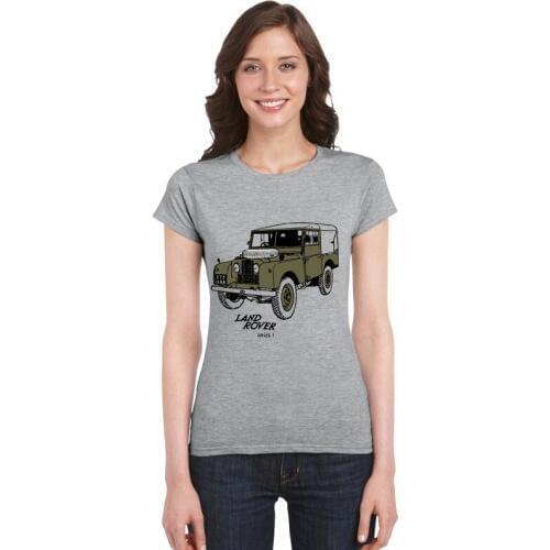 Womens tops Tee Land Car Rover 90 Totally Perfection T-shirts gyms Workout woman Tshirts Short sleeve t shirt