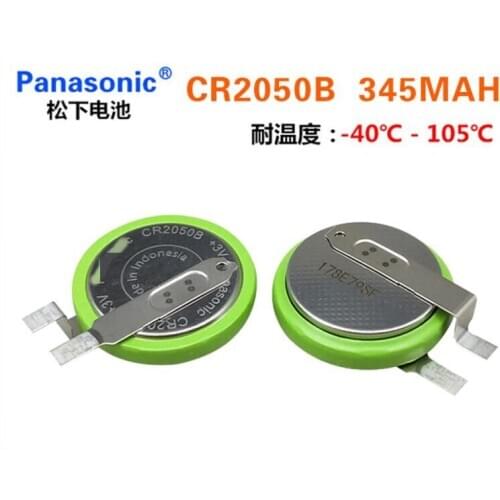 20pcs/lot CR2050B CR2050 3V High-Temperature Li-ion Tire Pressure Monitoring Button Battery