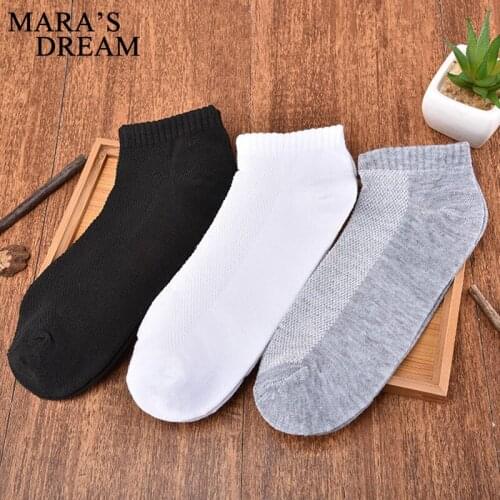 5 Pairs Mens Short Socks Breathable Low Cut Invisible Boat Socks Slippers Comfortable Ankle winter Socks Chaussette Sox Meias